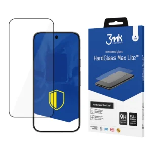 Tempered Glass 3mk HardGlass Max Lite Black for Google Pixel 9 Pro XLeng