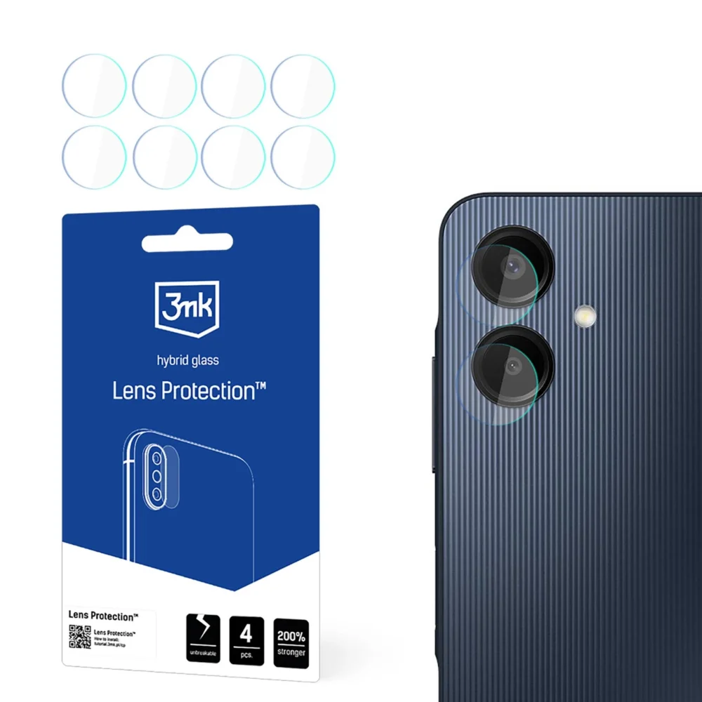 Hybrid glass for camera lens 3mk Lens Protection for Samsung Galaxy A06eng