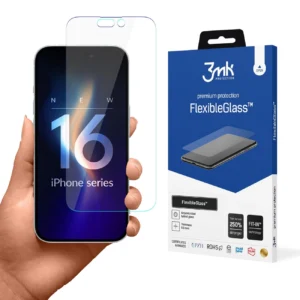Tempered glass 3mk FlexibleGlass for iPhone 16 Pro Maxeng