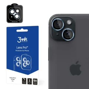 3mk Lens Protection Pro Camera Cover with Blue Frame for iPhone 15 Pluseng