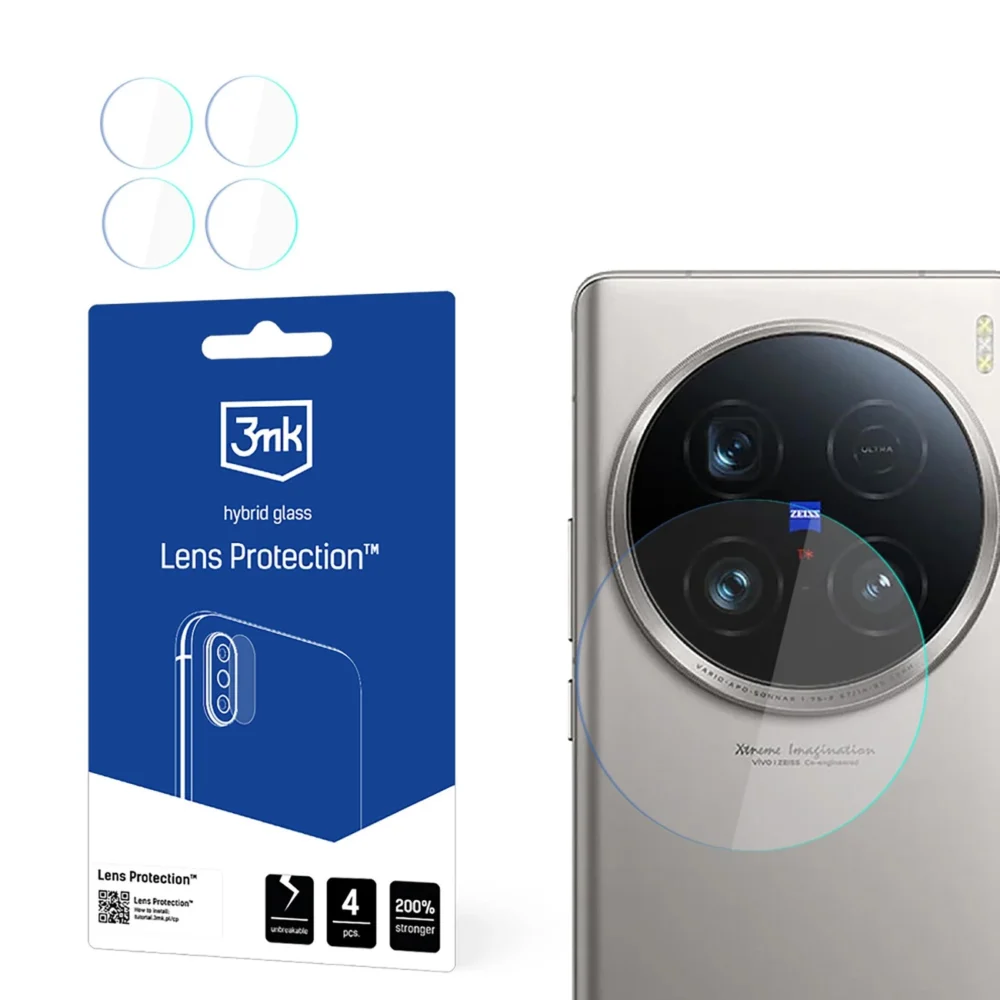 Hybrid Glass for Camera Lens 3mk Lens Protection for Vivo X100 Ultraeng