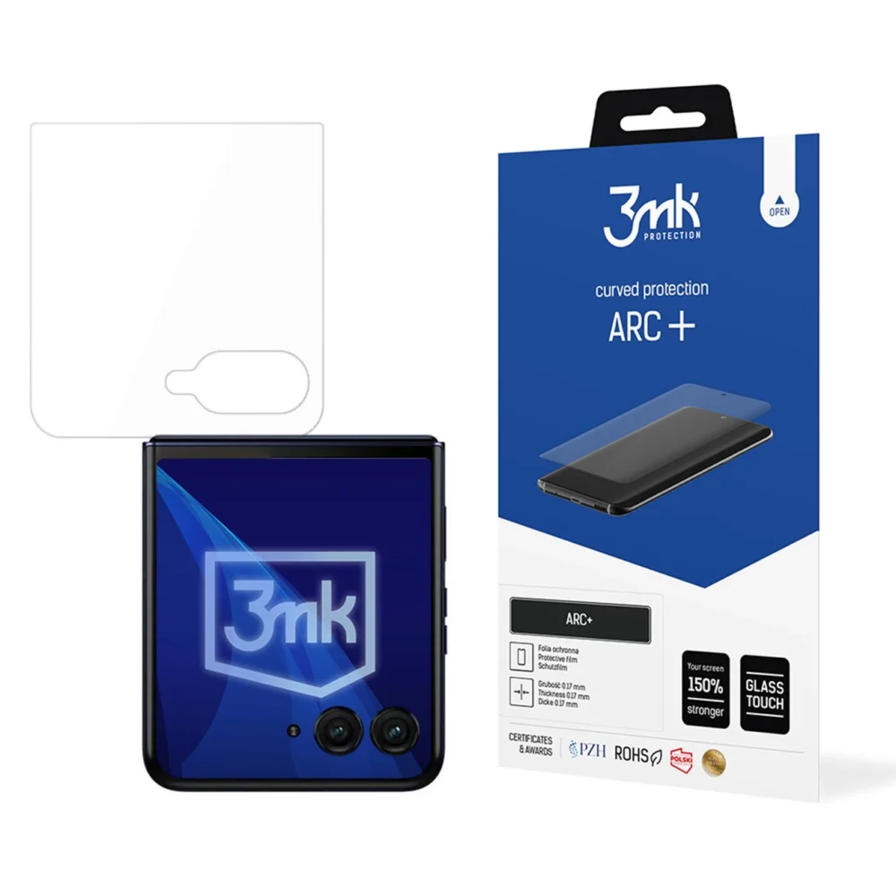 Protective film 3mk ARC+ Motorola Razr 50 Ultra (front)eng