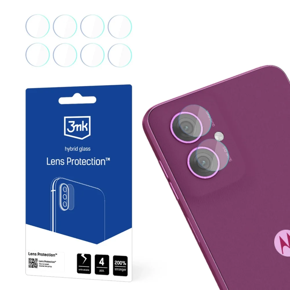 3mk Lens Protection Hybrid Camera Glass for Motorola Moto G55 5Geng