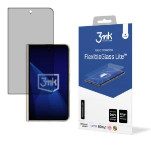 Hybrid glass 3mk FlexibleGlass Lite™ on Google Pixel Fold (front)eng