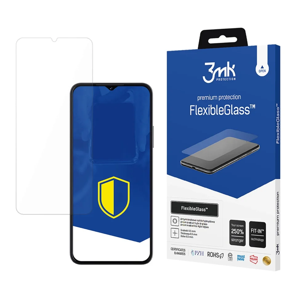 Hybrid glass 3mk FlexibleGlass™ on Cubot Hafury V1eng