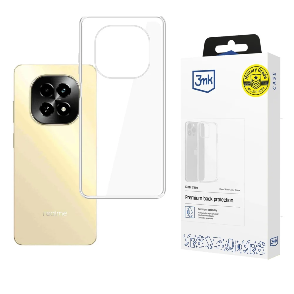 3mk Clear Case for Realme C63 5G - Transparenteng