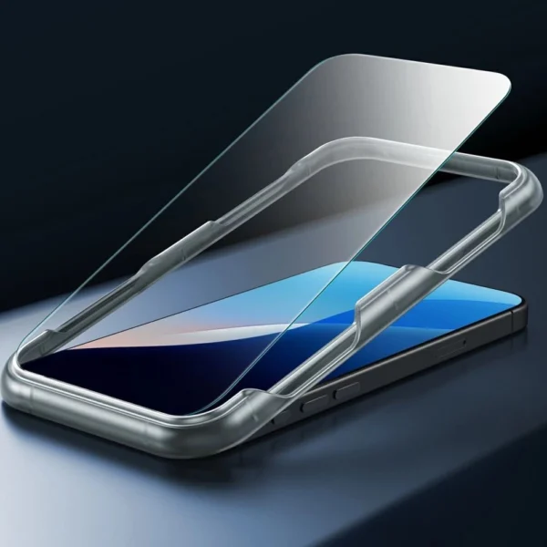 ESR Classic Hybrid Halolock MagSafe Case Set + Tempered Glass for iPhone 16 - Semi-Transparenteng