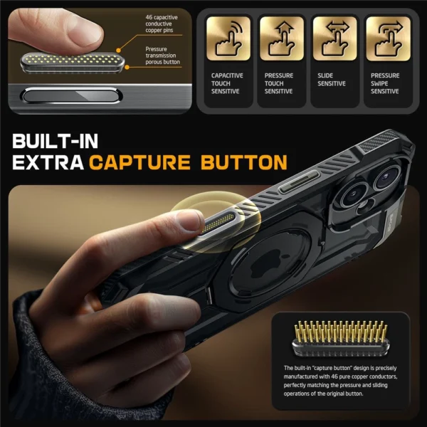 Supcase UB Grip Mag Case with MagSafe for iPhone 16 - Blackeng