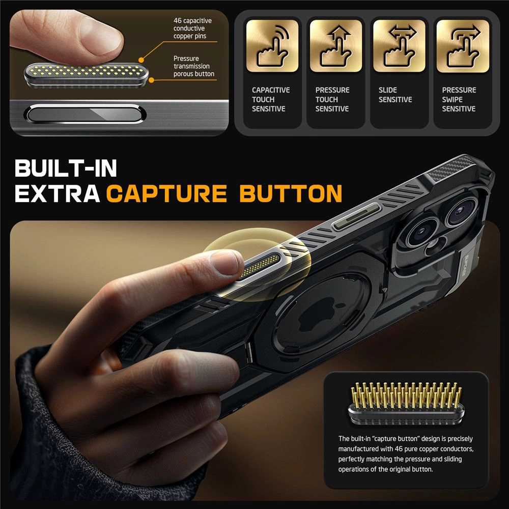 Supcase UB Grip Mag Case with MagSafe for iPhone 16 - Blackeng