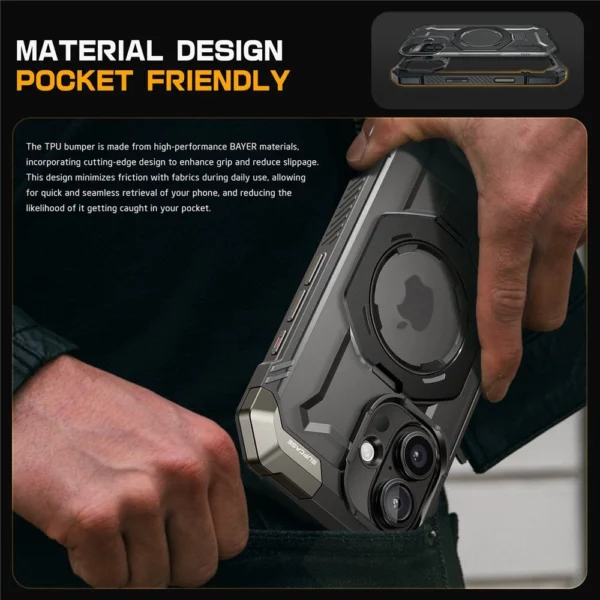 Supcase UB Grip Mag Case with MagSafe for iPhone 16 - Blackeng