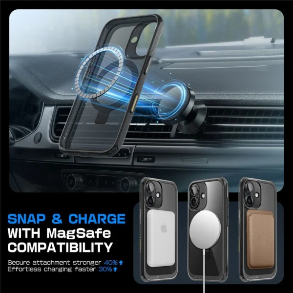 Supcase UB Mag Case with MagSafe for iPhone 16 - Blackeng