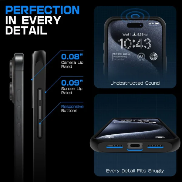 Supcase UB Mag Case with MagSafe for iPhone 16 - Blackeng