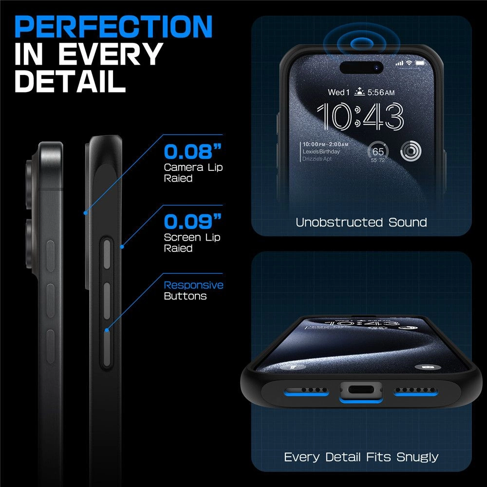 Supcase UB Mag Case with MagSafe for iPhone 16 - Blackeng