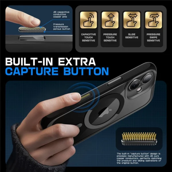 Supcase UB Mag Case with MagSafe for iPhone 16 - Blackeng