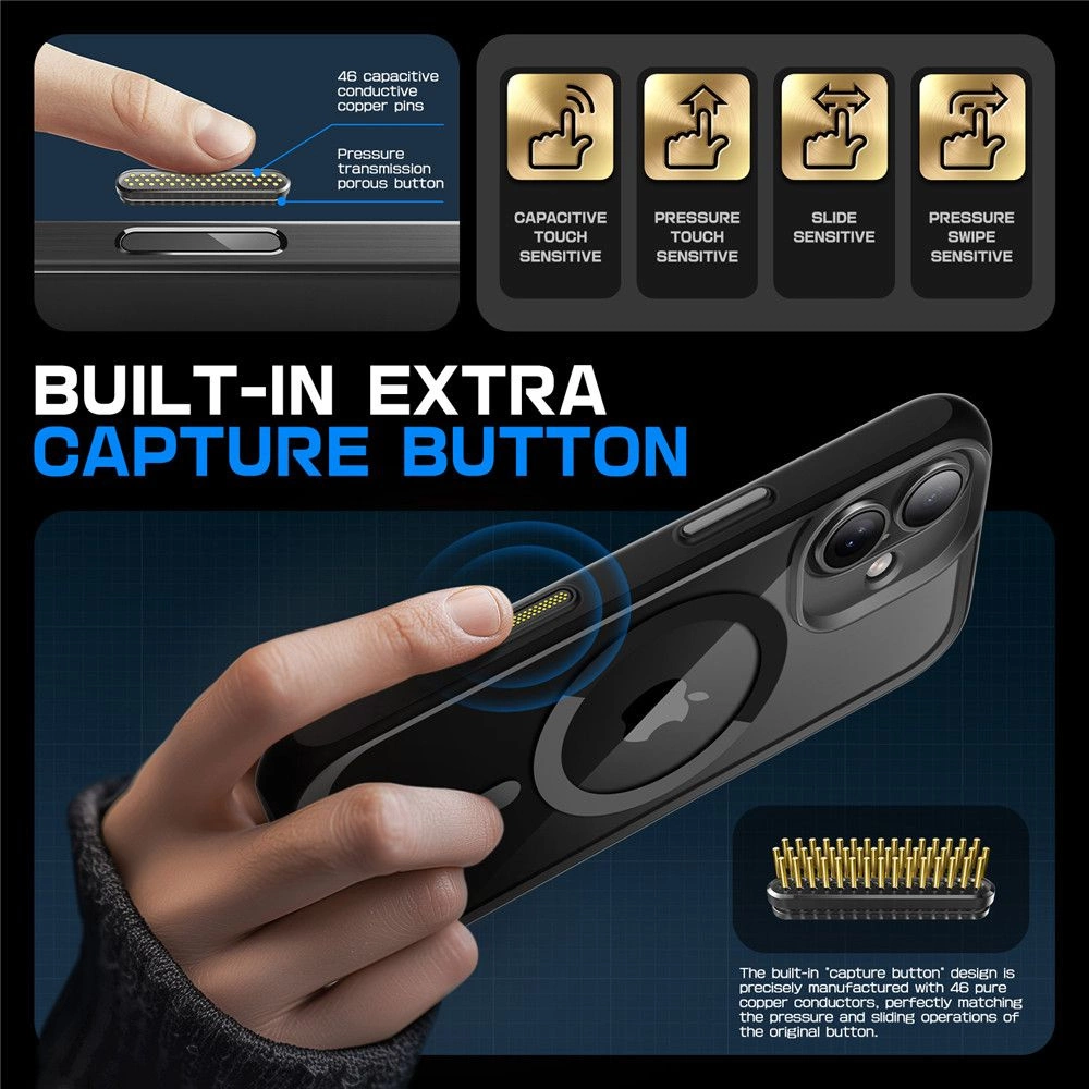 Supcase UB Mag Case with MagSafe for iPhone 16 - Blackeng