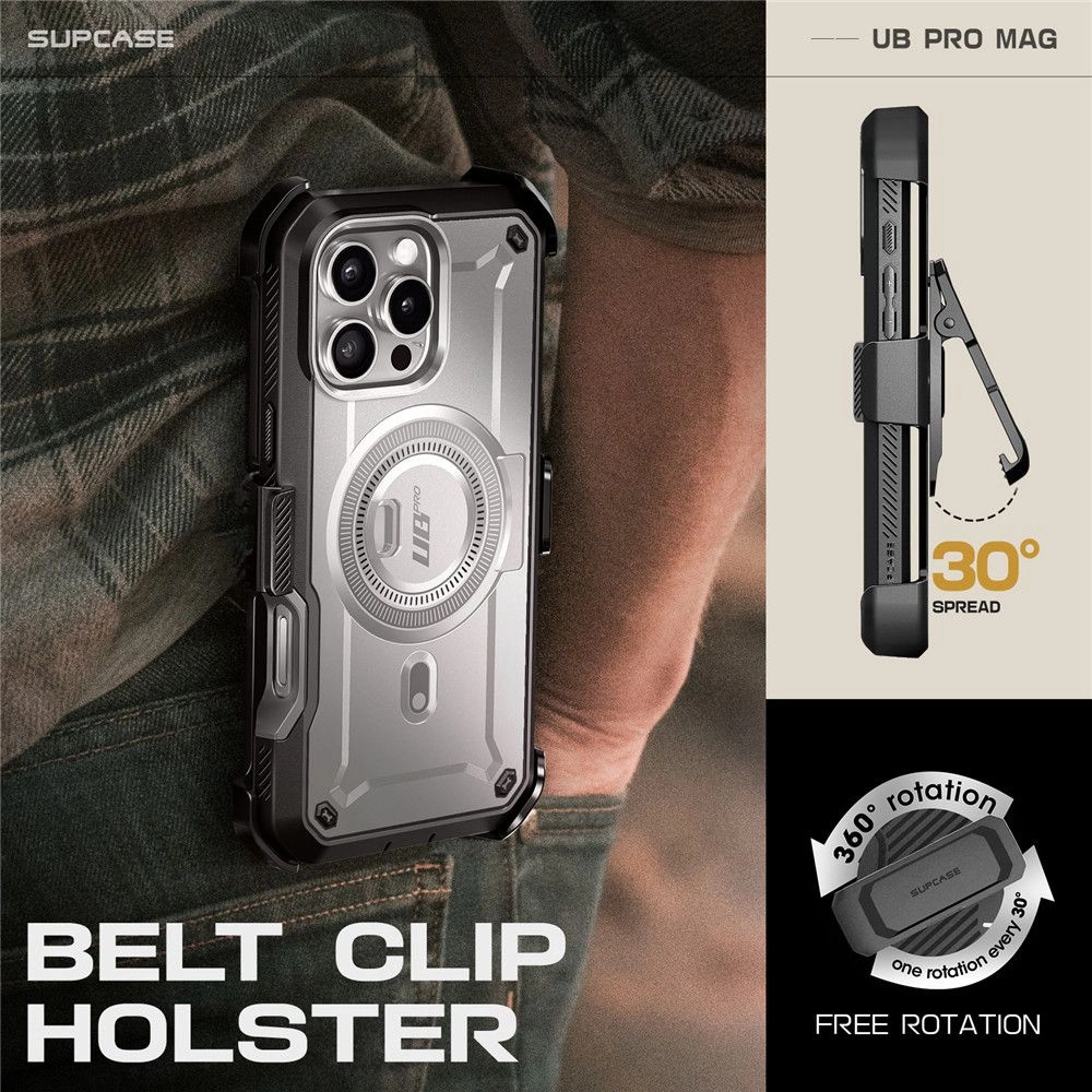 Supcase UB Pro Mag MagSafe iPhone 16 Pro Case - Grayeng