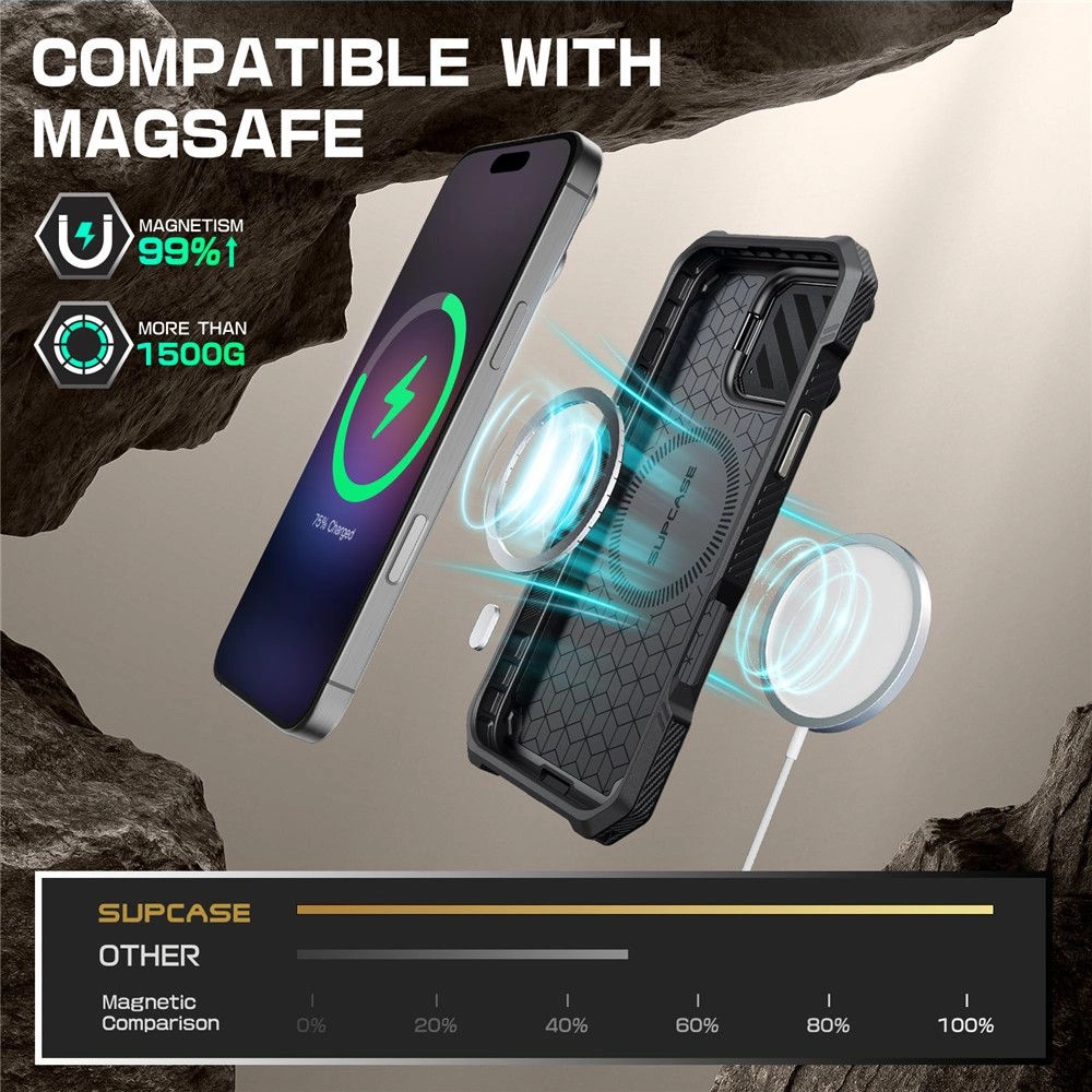 Supcase UB XT Mag Case with MagSafe for iPhone 16 Pro - Grayeng