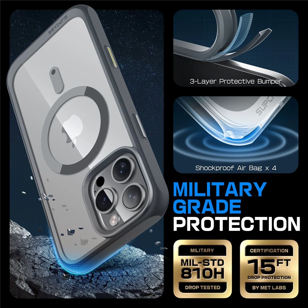 Supcase UB Mag Case with MagSafe for iPhone 16 Pro - Grayeng