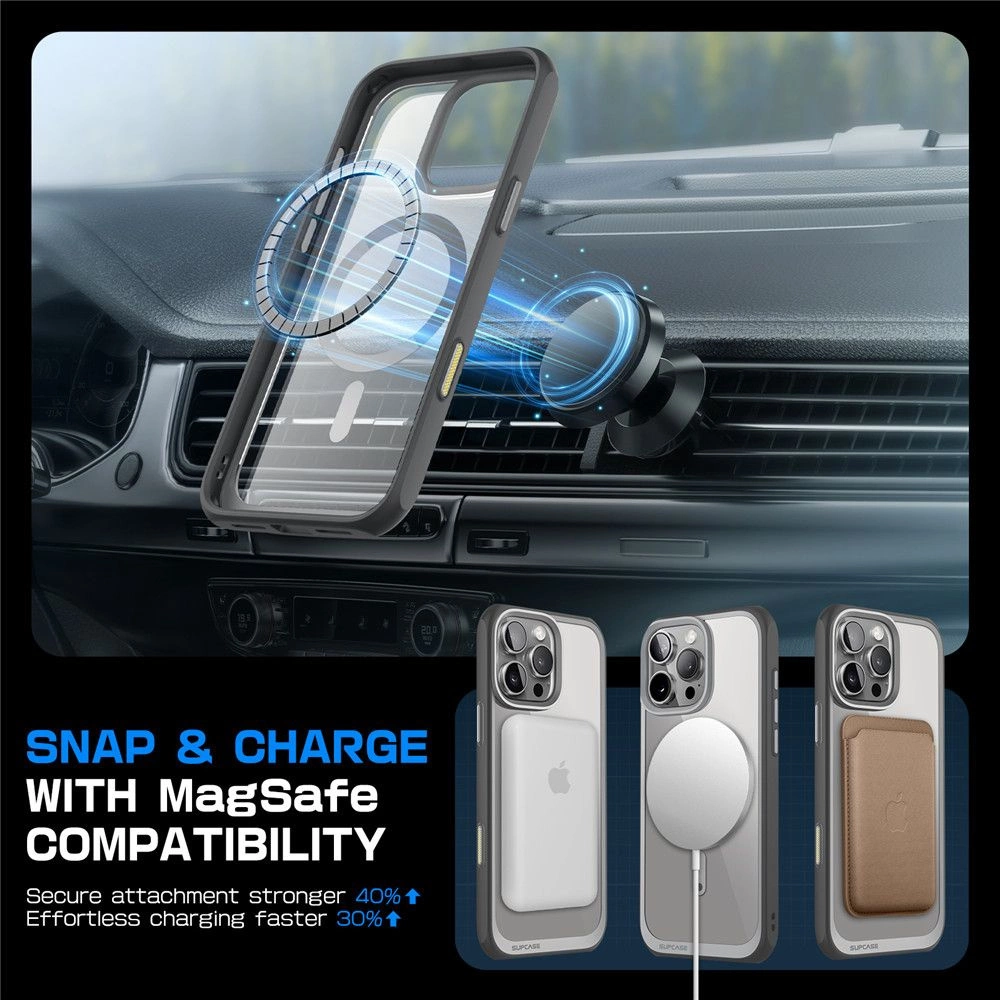 Supcase UB Mag Case with MagSafe for iPhone 16 Pro - Grayeng