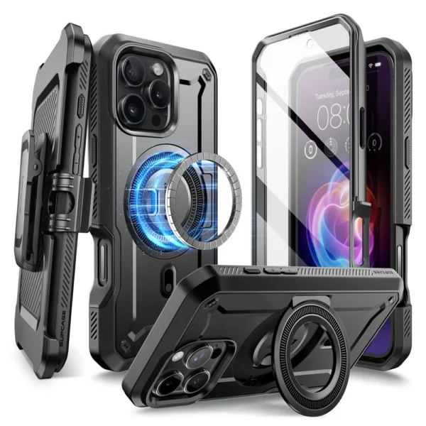 Supcase UB Pro Mag MagSafe Case for iPhone 16 Pro Max - Blackeng