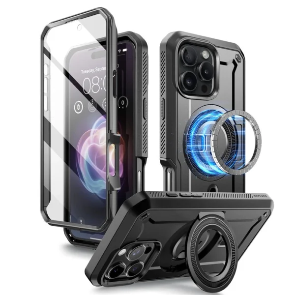 Supcase UB Pro Mag MagSafe Case for iPhone 16 Pro Max - Blackeng