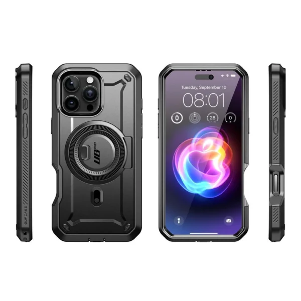 Supcase UB Pro Mag MagSafe Case for iPhone 16 Pro Max - Blackeng