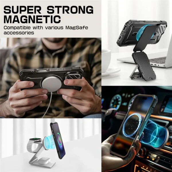 Supcase UB XT Mag Case with MagSafe for iPhone 16 Pro Max - Blackeng