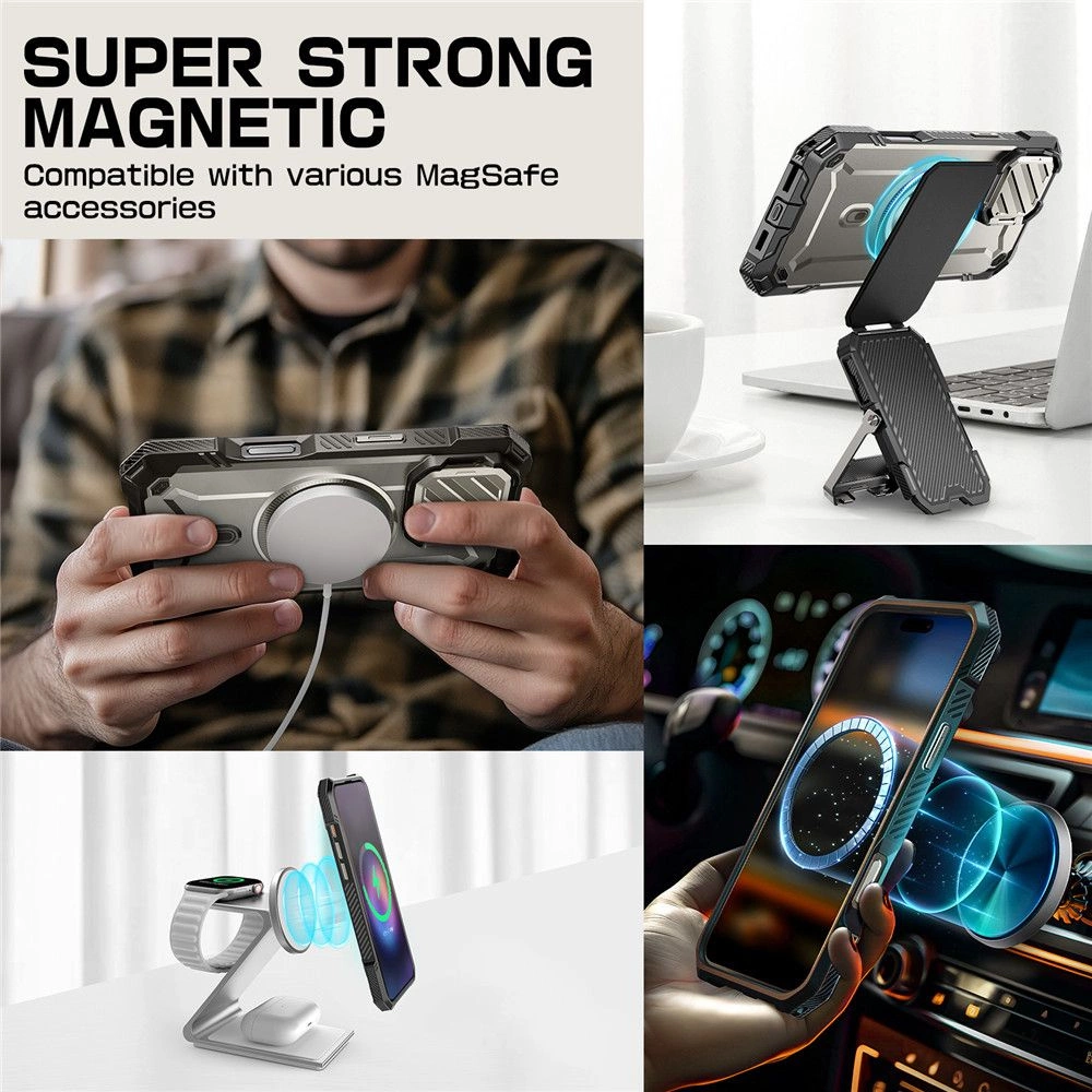 Supcase UB XT Mag Case with MagSafe for iPhone 16 Pro Max - Grayeng