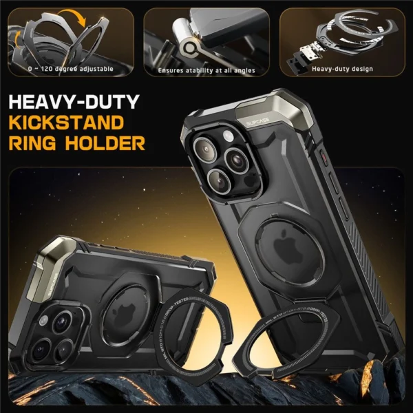 Supcase UB Grip Mag Case with MagSafe for iPhone 16 Pro Max - Blackeng