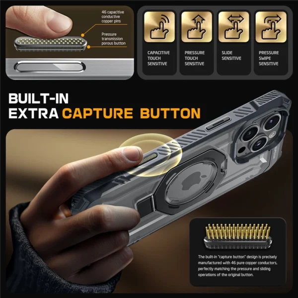 Supcase UB Grip Mag Case with MagSafe for iPhone 16 Pro Max - Grayeng