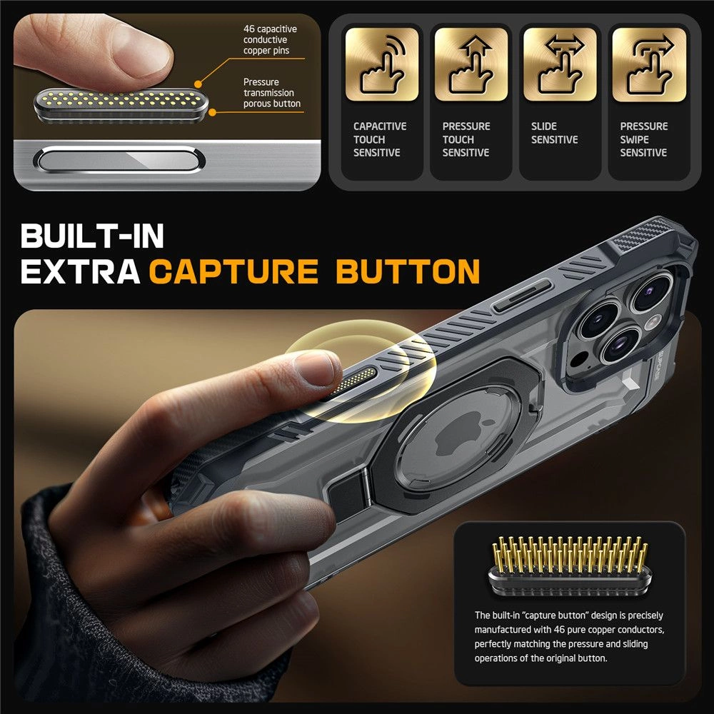 Supcase UB Grip Mag Case with MagSafe for iPhone 16 Pro Max - Grayeng