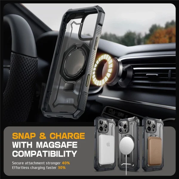 Supcase UB Grip Mag Case with MagSafe for iPhone 16 Pro Max - Grayeng