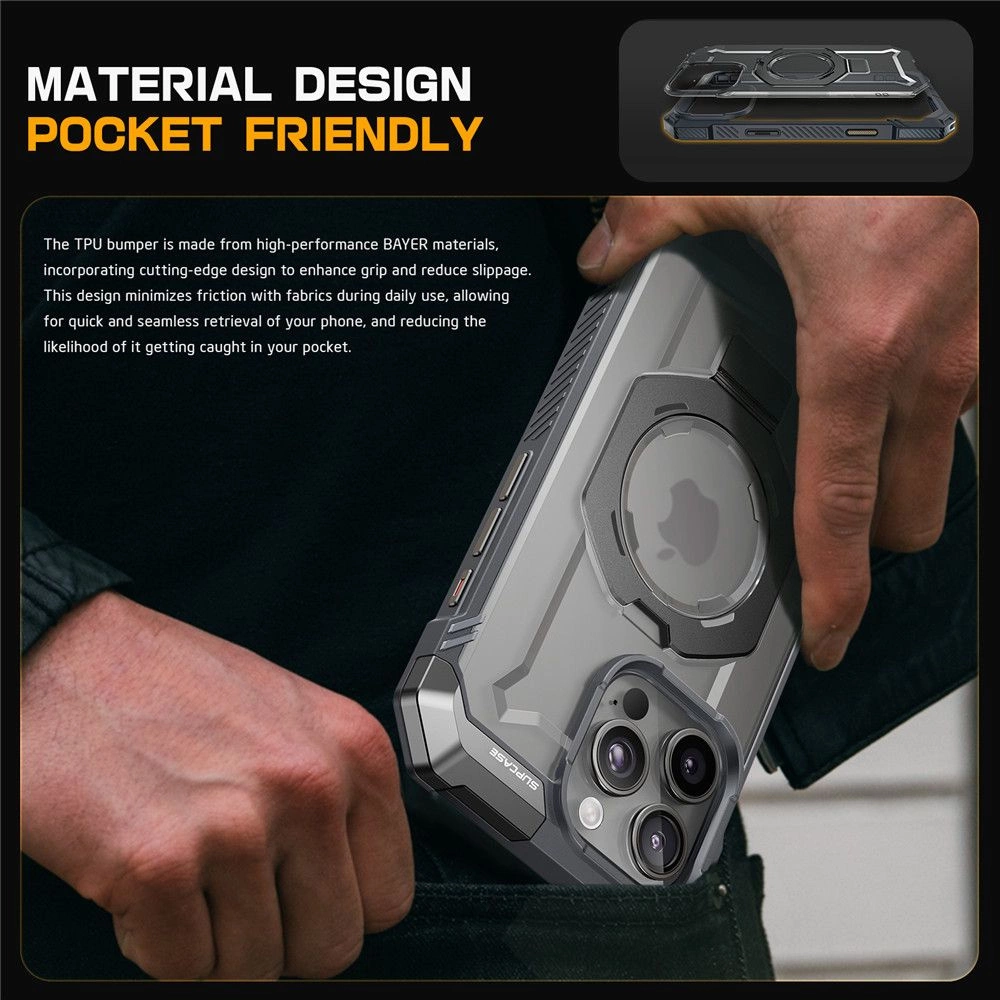 Supcase UB Grip Mag Case with MagSafe for iPhone 16 Pro Max - Grayeng