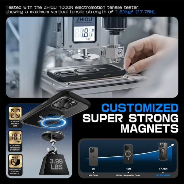 Supcase UB Mag Case with MagSafe for iPhone 16 Pro Max - Blackeng