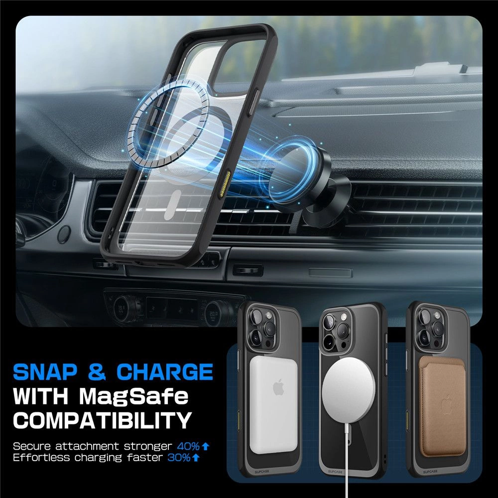 Supcase UB Mag Case with MagSafe for iPhone 16 Pro Max - Blackeng