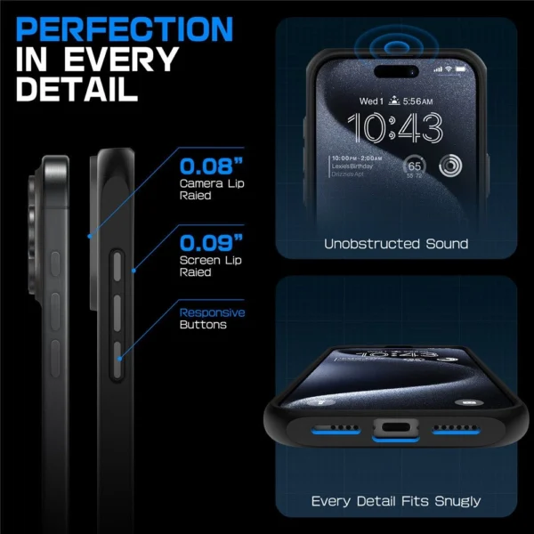 Supcase UB Mag Case with MagSafe for iPhone 16 Pro Max - Blackeng