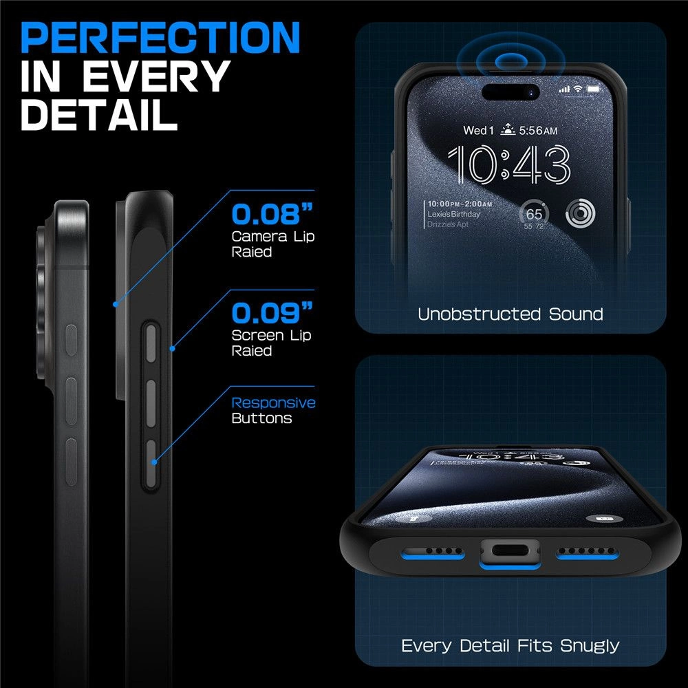 Supcase UB Mag Case with MagSafe for iPhone 16 Pro Max - Blackeng
