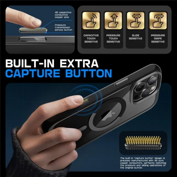 Supcase UB Mag Case with MagSafe for iPhone 16 Pro Max - Blackeng
