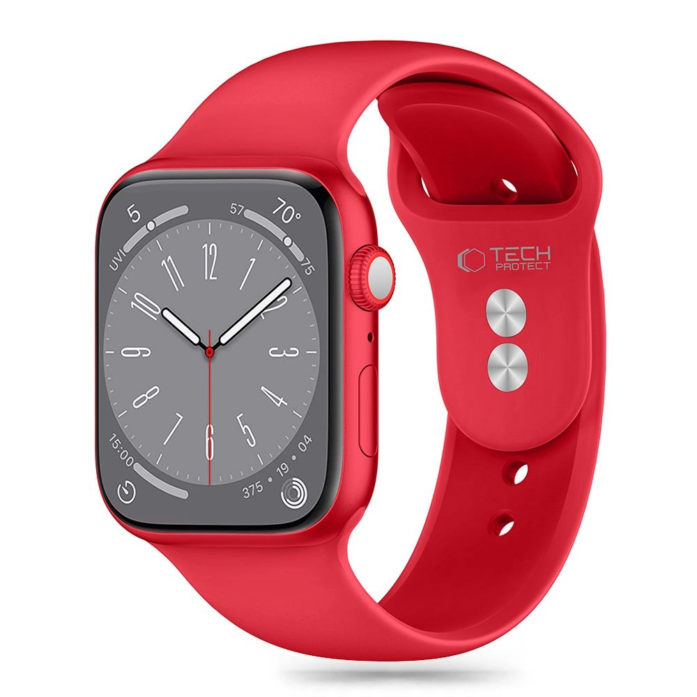 Tech-Protect Silicone Strap for Apple Watch 6 / 7 / 8 / 9 / 10 / SE / Ultra 1 / 2 (44/45/46/49 mm) - Redeng