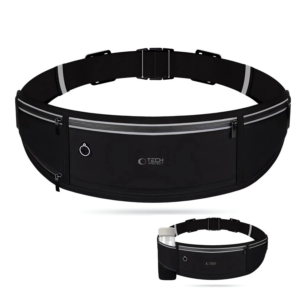 Tech-Protect M3 Universal Sport Waist Bag - Blackeng