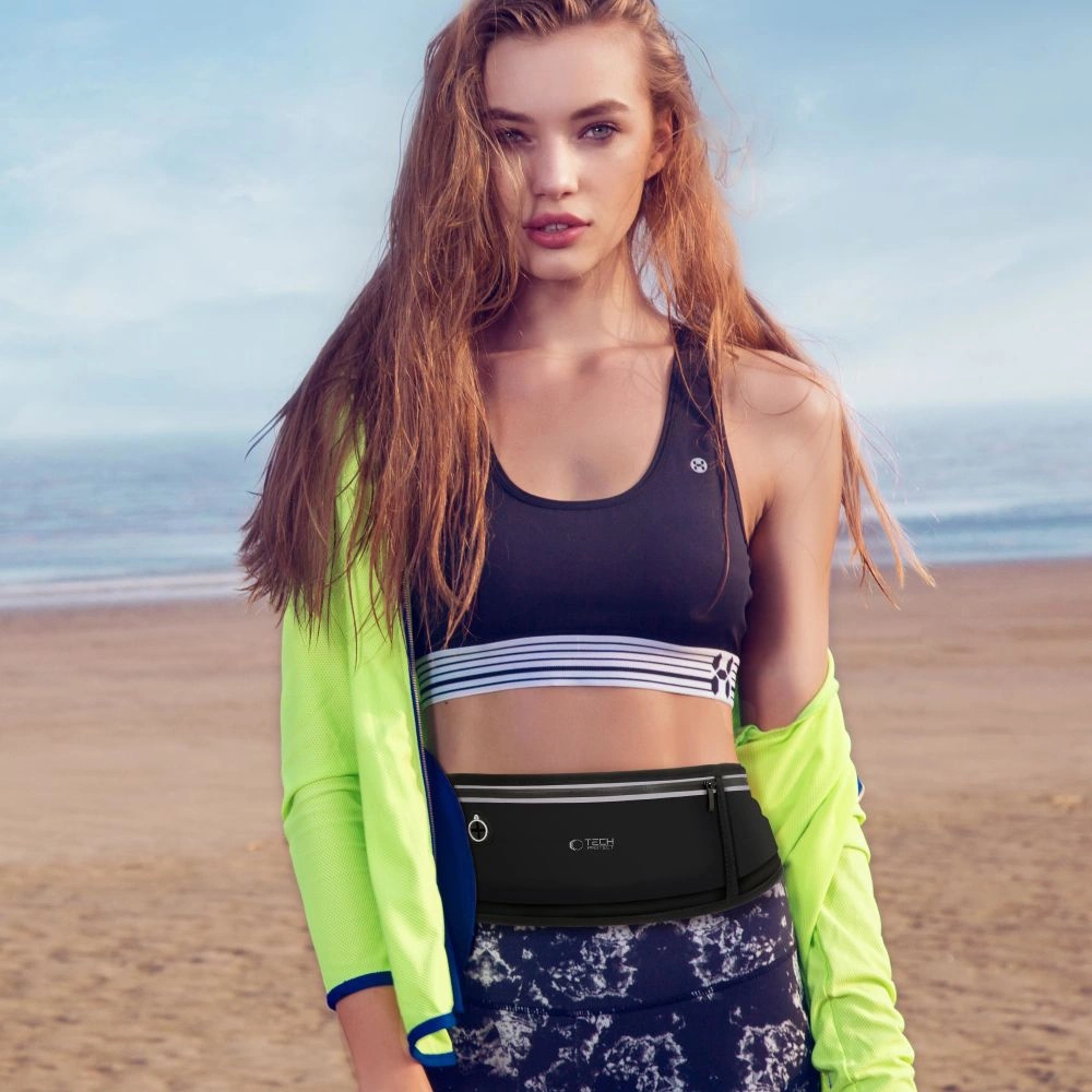 Tech-Protect M3 Universal Sport Waist Bag - Blackeng