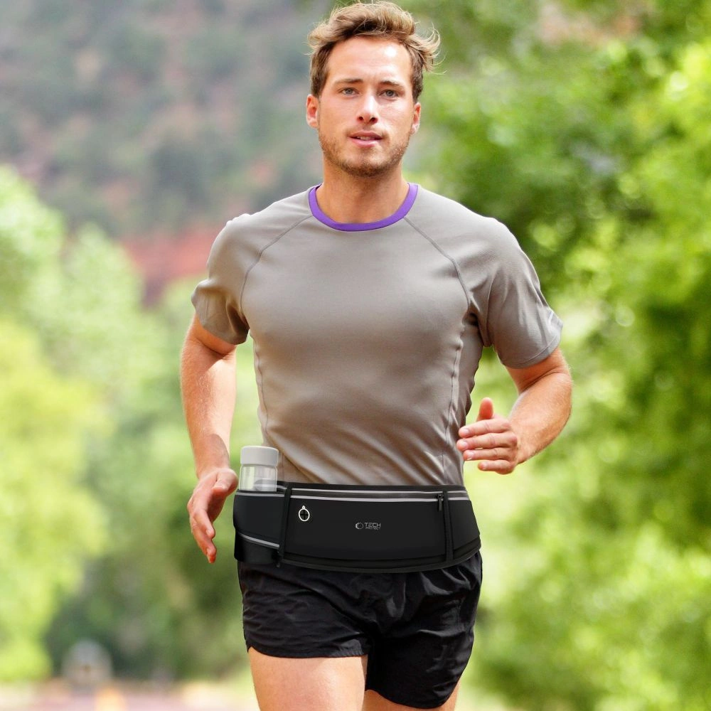Tech-Protect M3 Universal Sport Waist Bag - Blackeng