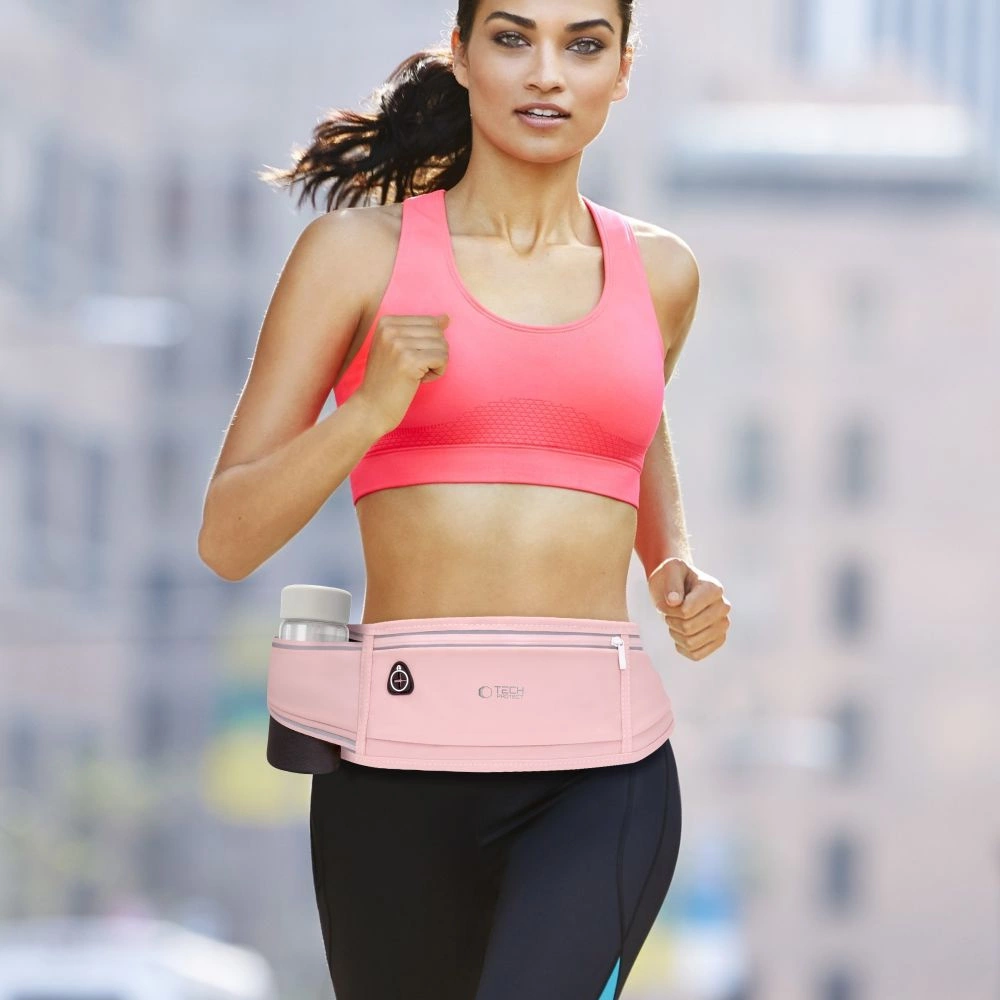 Tech-Protect M3 Universal Sport Waist Bag - Pinkeng