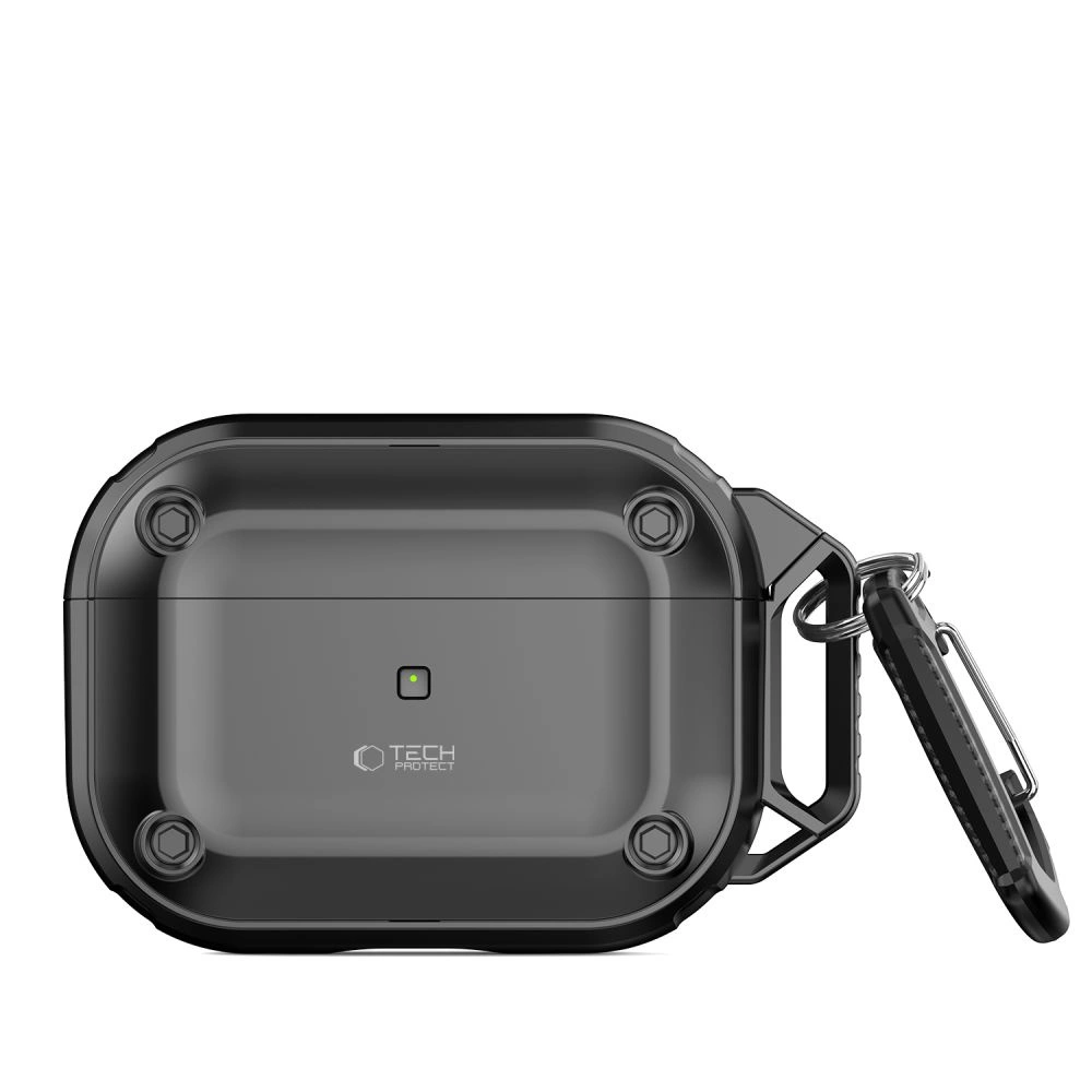 Tech-Protect Rough Hook Case with Carabiner for Apple AirPods Pro 1 / 2 - Blackeng