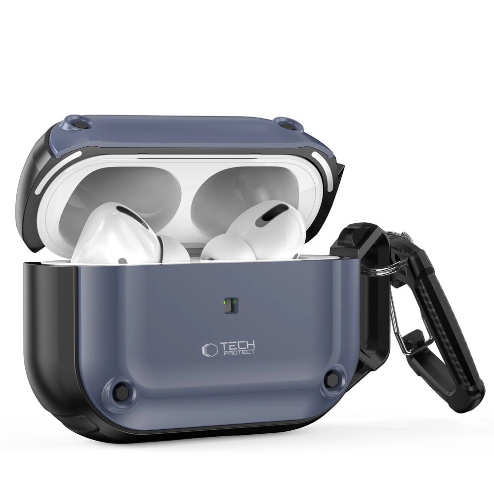 Tech-Protect Rough Hook Case with Carabiner for Apple AirPods Pro 1 / 2 - Blueeng