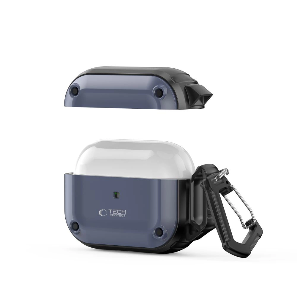 Tech-Protect Rough Hook Case with Carabiner for Apple AirPods Pro 1 / 2 - Blueeng