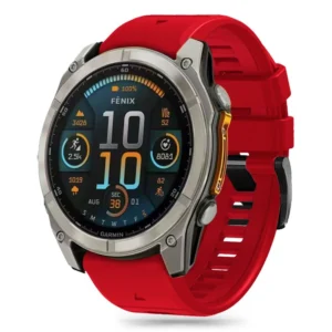 Tech-Protect Silicone Line Strap for Garmin Fenix 5X / 5X Plus / 6X / 6X Pro / 7X / 8 (51 mm) - Redeng