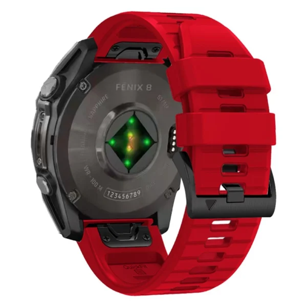 Tech-Protect Silicone Line Strap for Garmin Fenix 5X / 5X Plus / 6X / 6X Pro / 7X / 8 (51 mm) - Redeng