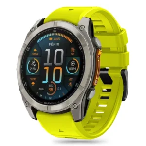 Tech-Protect Silicone Line Strap for Garmin Fenix 5 / 6 / 6 Pro / 7 / 8 (47 mm) / E - Greeneng