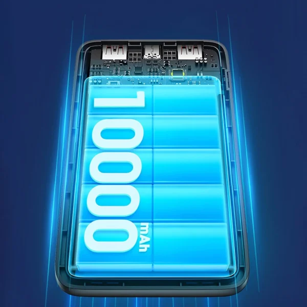 Powerbank Dudao K18-1W 10000mAh USB-A / USB-C / Micro USB - whiteeng